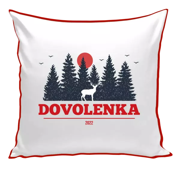 Vankúš Dovolená, rok - kopie