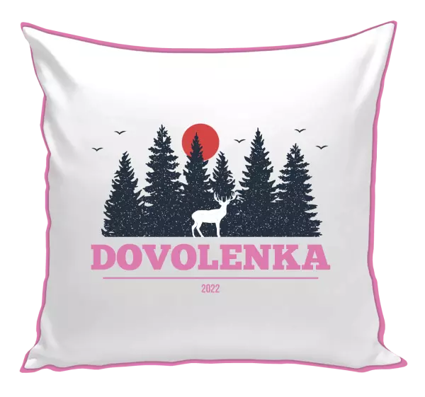 Vankúš Dovolená, rok - kopie