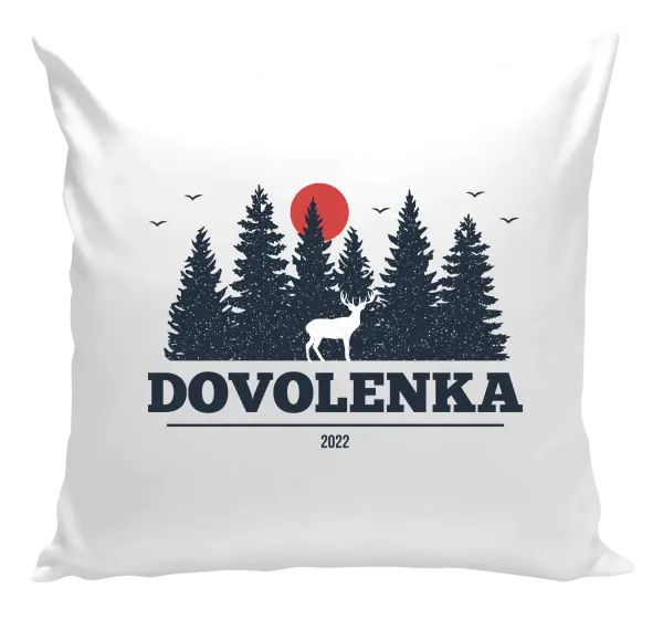 Vankúš Dovolená, rok - kopie