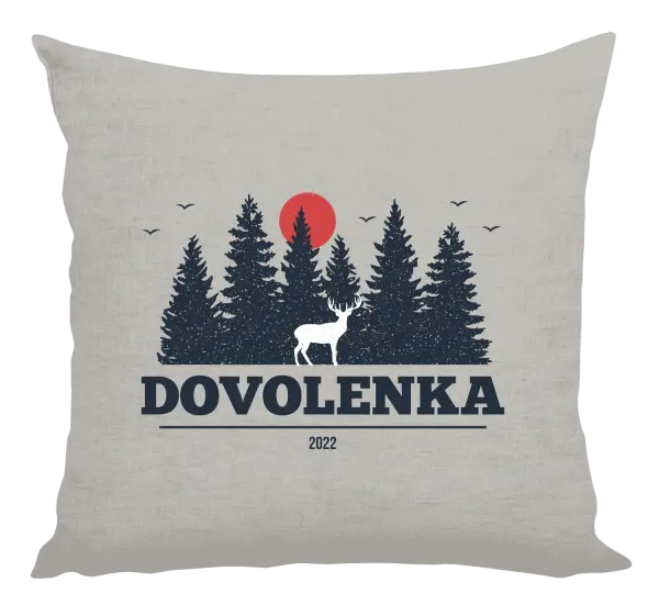 Vankúš Dovolená, rok - kopie