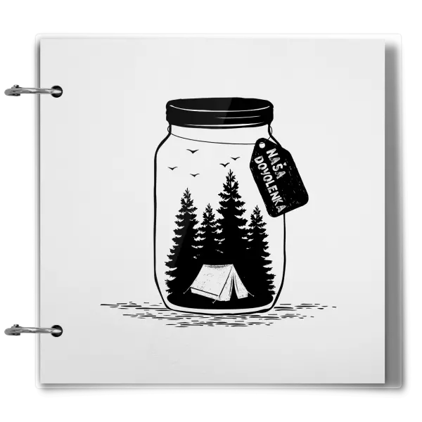 Plexi album sa sponami Fľaška dovolenka