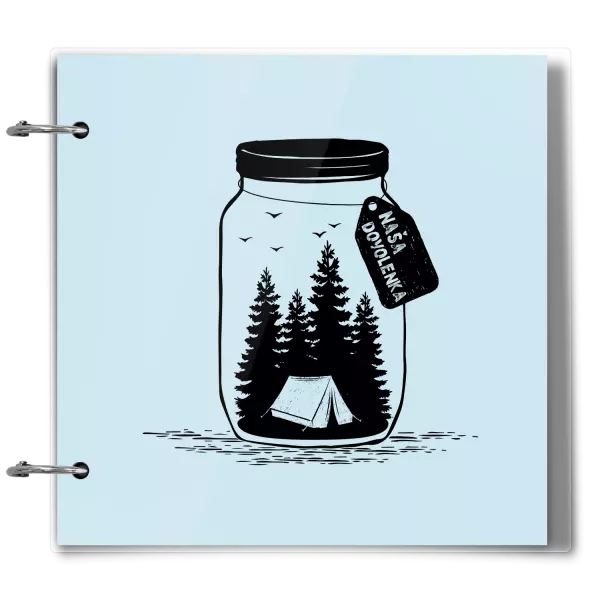 Plexi album sa sponami Fľaška dovolenka