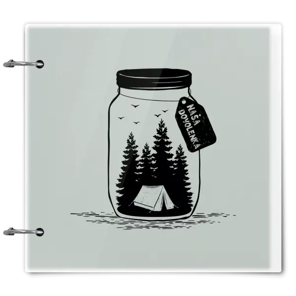 Plexi album sa sponami Fľaška dovolenka