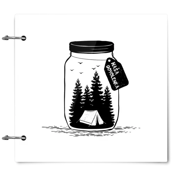 Plexi album sa sponami Fľaška dovolenka