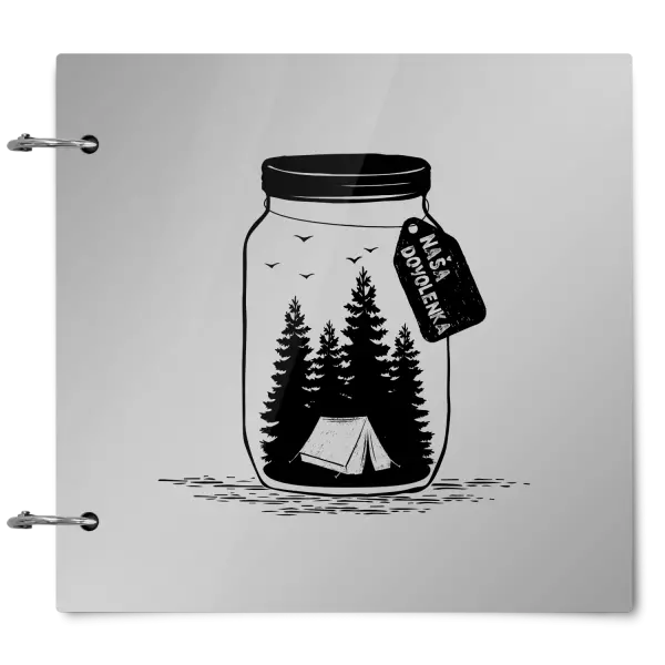 Plexi album sa sponami Fľaška dovolenka