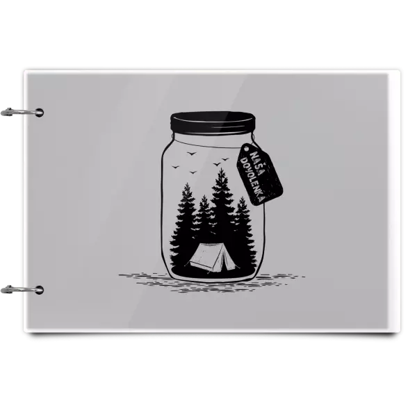 Plexi album sa sponami Fľaška dovolenka