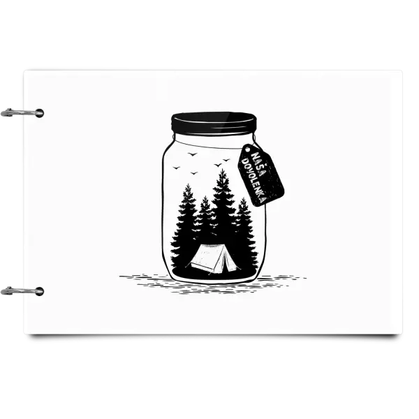 Plexi album sa sponami Fľaška dovolenka