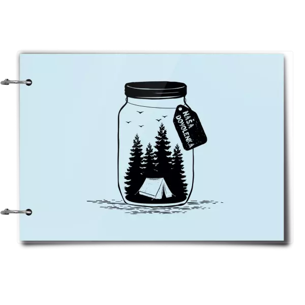 Plexi album sa sponami Fľaška dovolenka