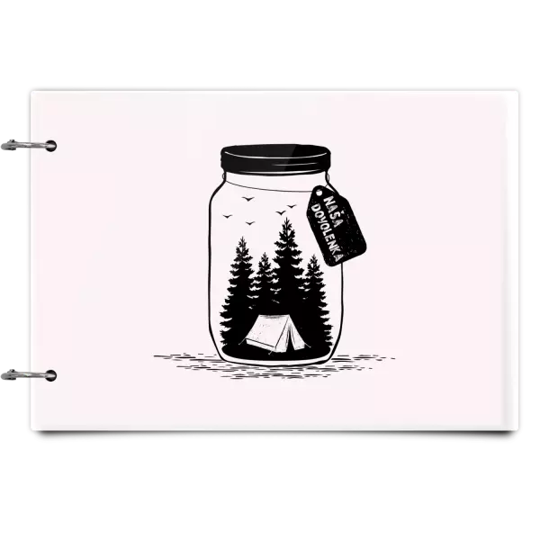 Plexi album sa sponami Fľaška dovolenka