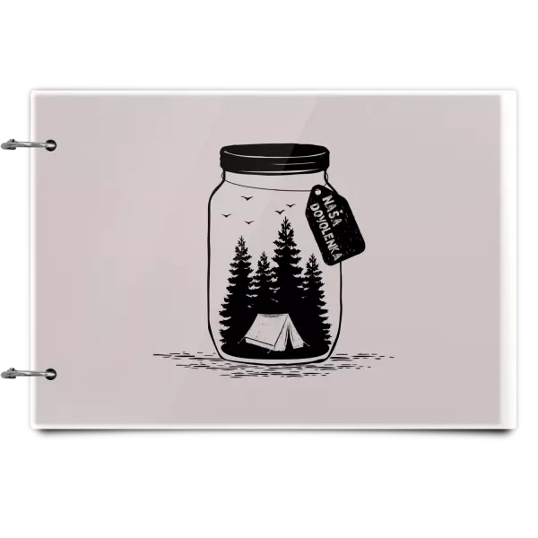 Plexi album sa sponami Fľaška dovolenka