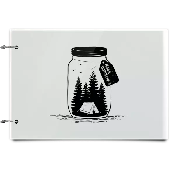 Plexi album sa sponami Fľaška dovolenka