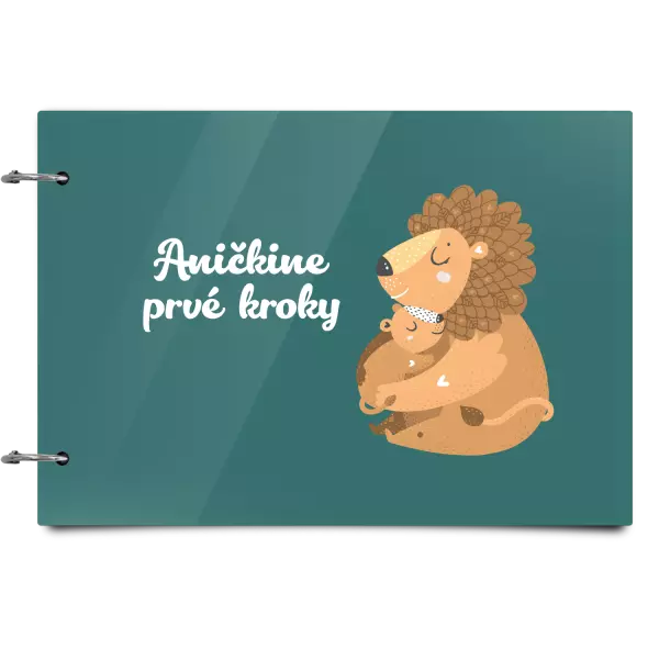 Plexi album sa sponami Prvé kroky s menom - levíča