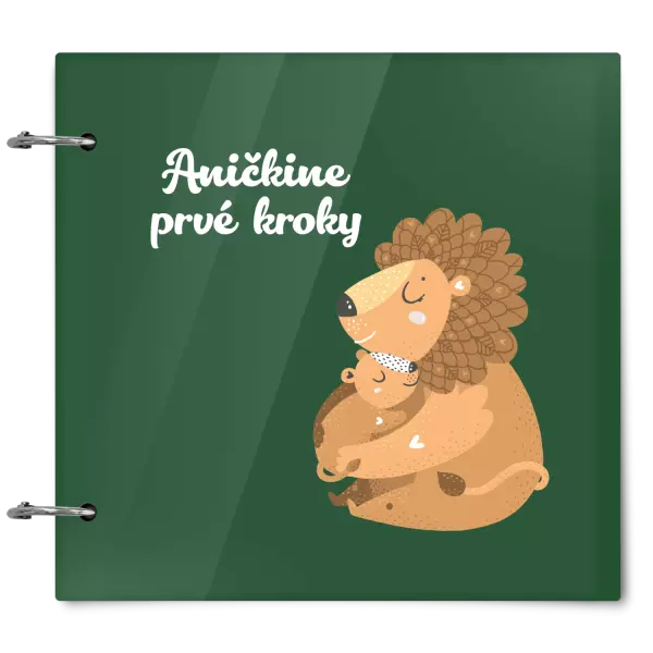 Plexi album sa sponami Prvé kroky s menom - levíča