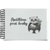 Plexi album s krúžkovou väzbou Prvé kroky s menom - medvedíci