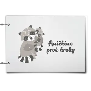 Plexi album sa sponami První krůčky se jménem - mývalové - kopie