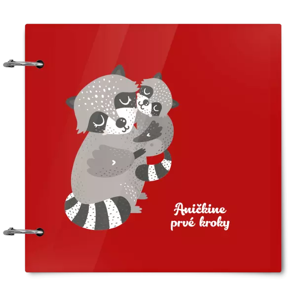 Plexi album sa sponami Prvé kroky s menom - medvedík čistotný
