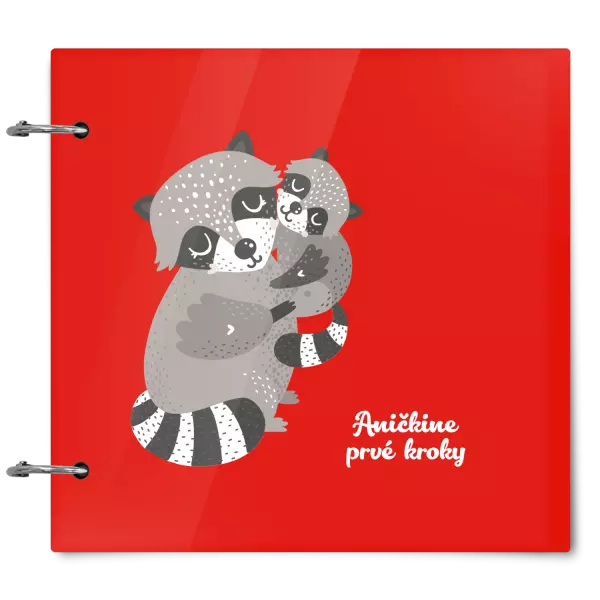 Plexi album sa sponami Prvé kroky s menom - medvedík čistotný