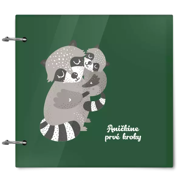 Plexi album sa sponami Prvé kroky s menom - medvedík čistotný