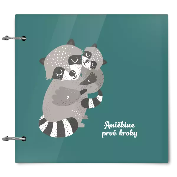 Plexi album sa sponami Prvé kroky s menom - medvedík čistotný