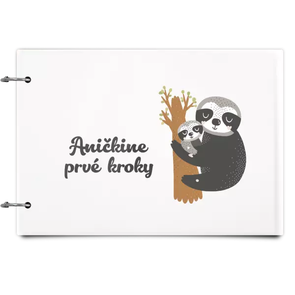 Plexi album sa sponami Prvé kroky s menom - leňochod