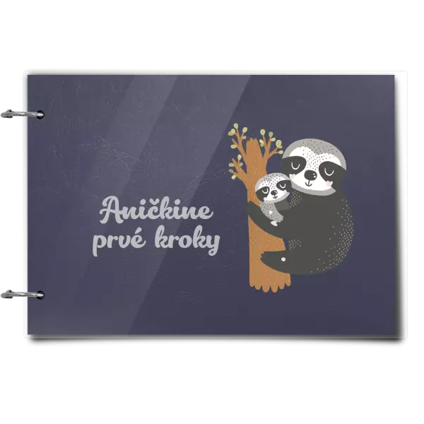 Plexi album sa sponami Prvé kroky s menom - leňochod