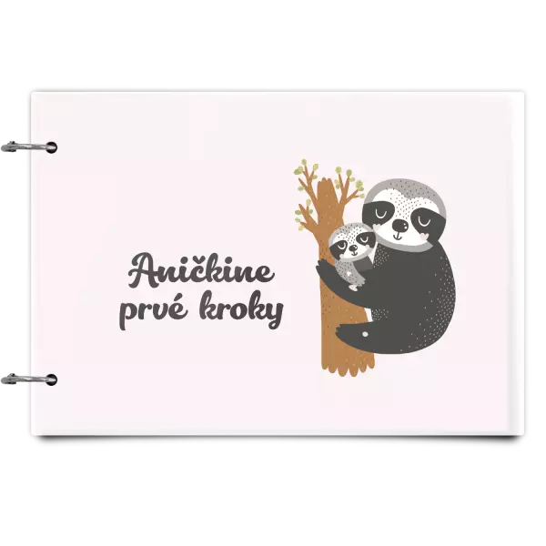 Plexi album sa sponami Prvé kroky s menom - leňochod