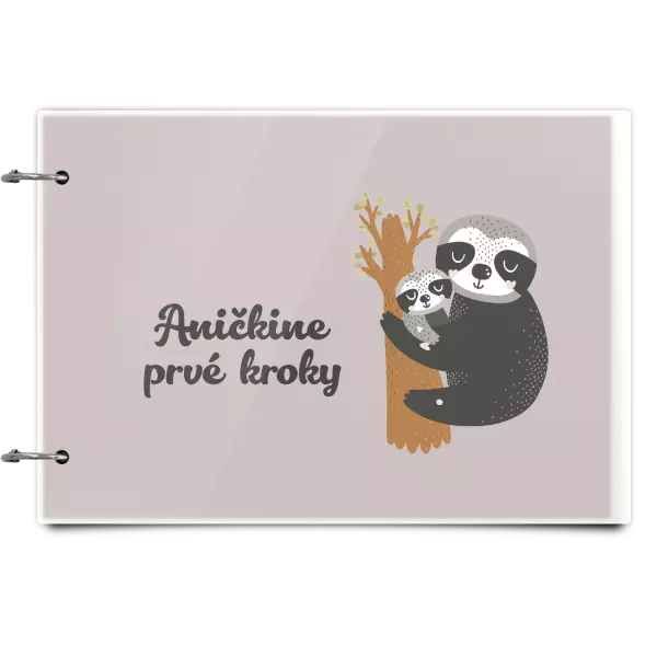 Plexi album sa sponami Prvé kroky s menom - leňochod