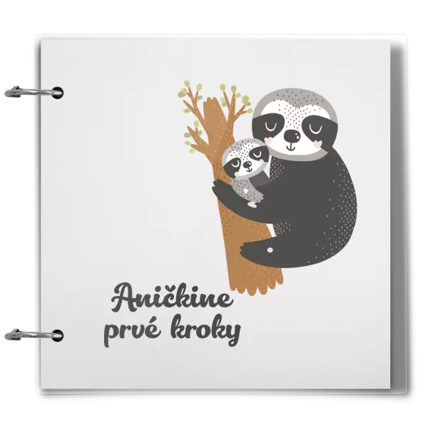Plexi album sa sponami Prvé kroky s menom - leňochod