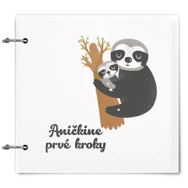 Plexi album sa sponami Prvé kroky s menom - leňochod