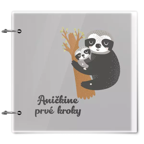 Plexi album sa sponami Prvé kroky s menom - leňochod