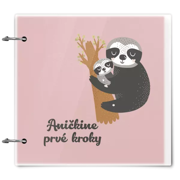 Plexi album sa sponami Prvé kroky s menom - leňochod