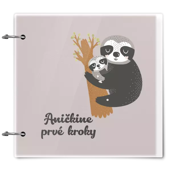 Plexi album sa sponami Prvé kroky s menom - leňochod