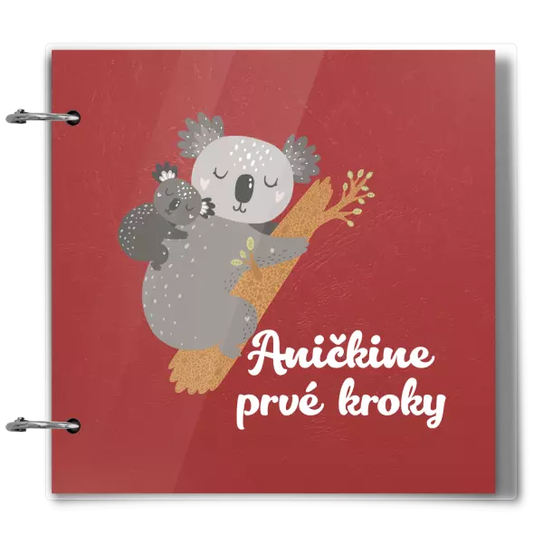 Plexi album sa sponami Prvé kroky s menom - koala