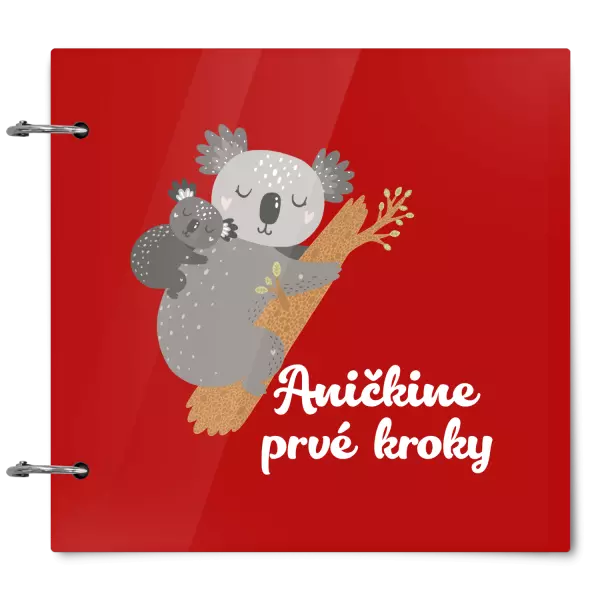 Plexi album sa sponami Prvé kroky s menom - koala