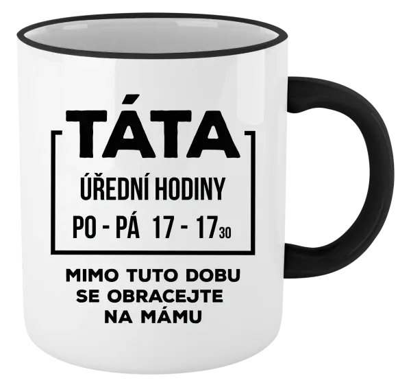 Hrnek Táta - úřední hodiny