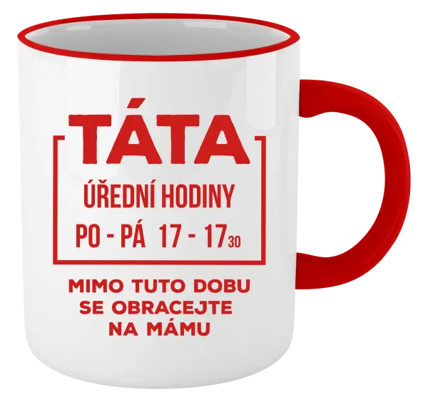 Hrnek Táta - úřední hodiny