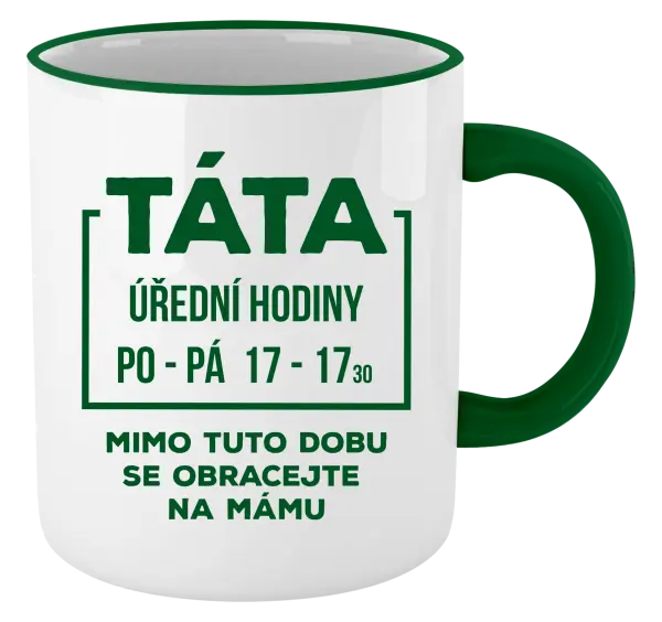 Hrnek Táta - úřední hodiny
