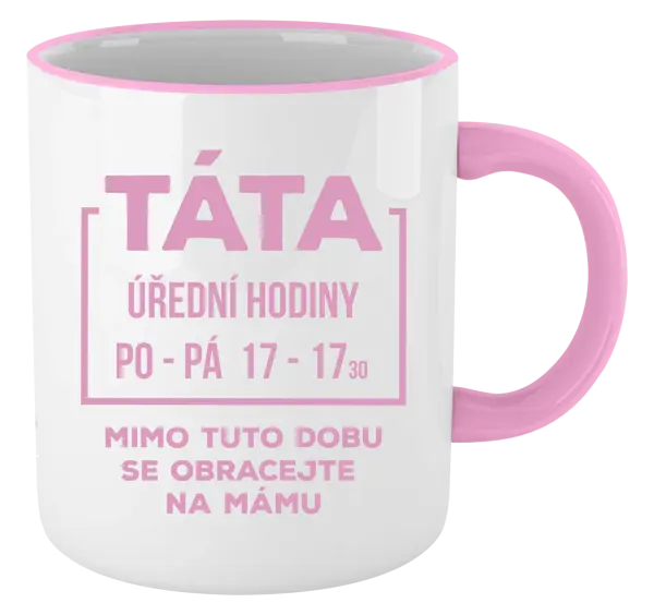 Hrnek Táta - úřední hodiny