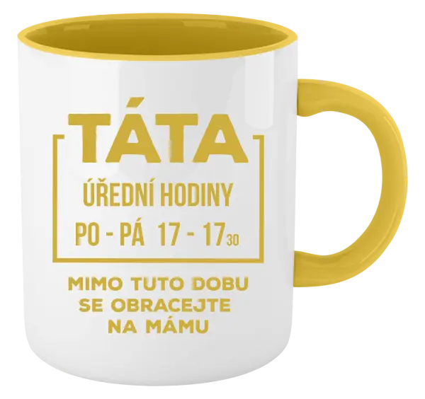 Hrnek Táta - úřední hodiny