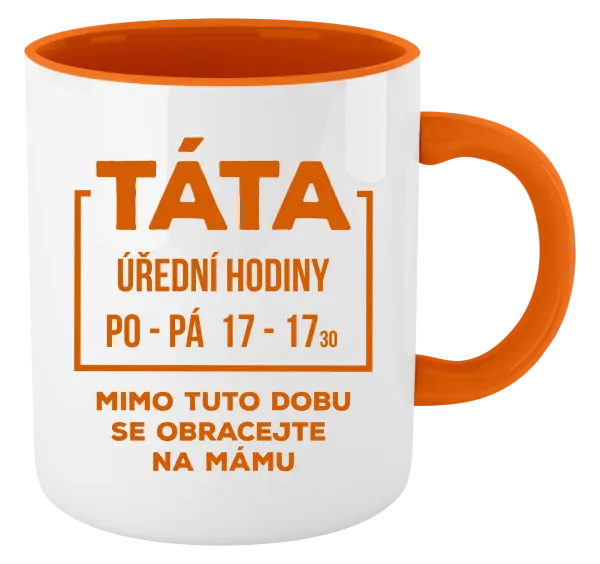 Hrnek Táta - úřední hodiny