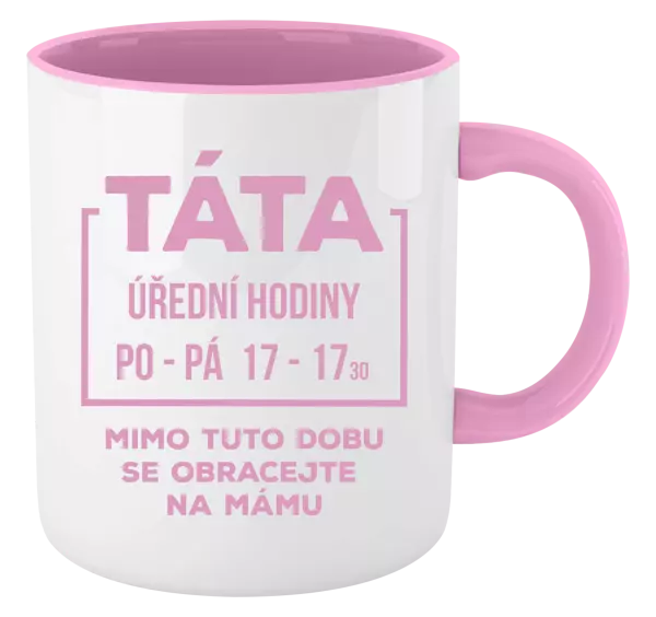 Hrnek Táta - úřední hodiny