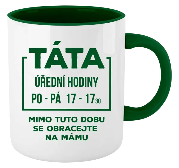 Hrnek Táta - úřední hodiny