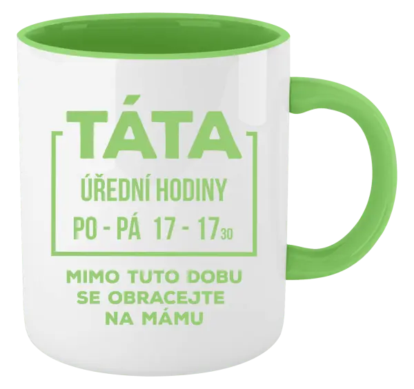 Hrnek Táta - úřední hodiny