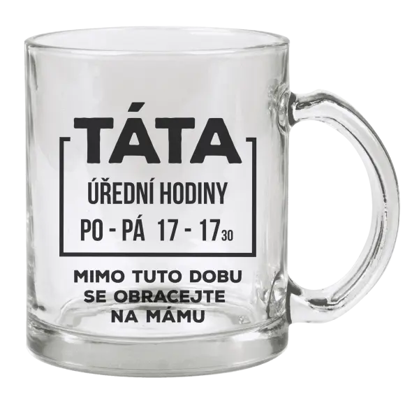 Hrnek Táta - úřední hodiny