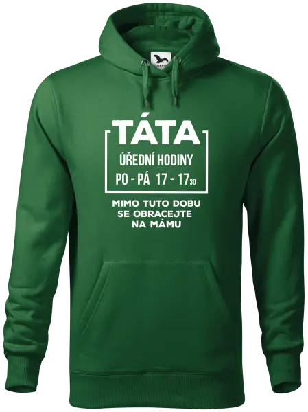 Pánská mikina Táta - úřední hodiny