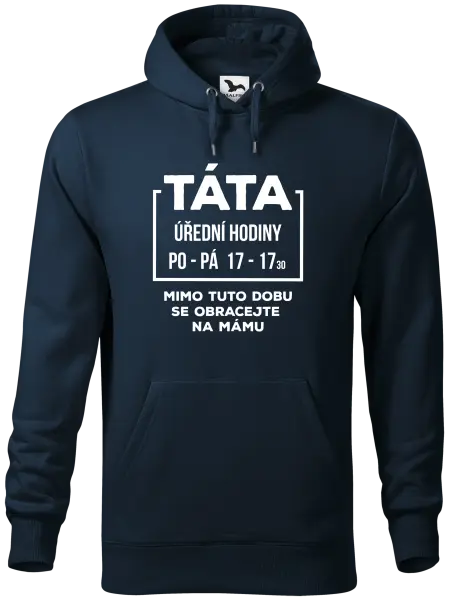 Pánská mikina Táta - úřední hodiny