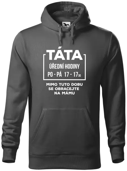 Pánská mikina Táta - úřední hodiny