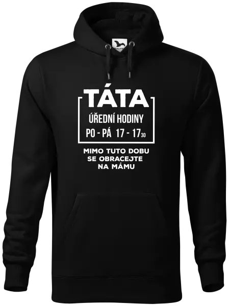Pánská mikina Táta - úřední hodiny