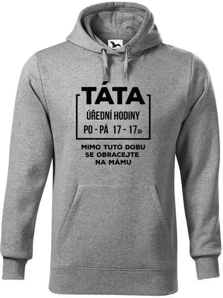 Pánská mikina Táta - úřední hodiny