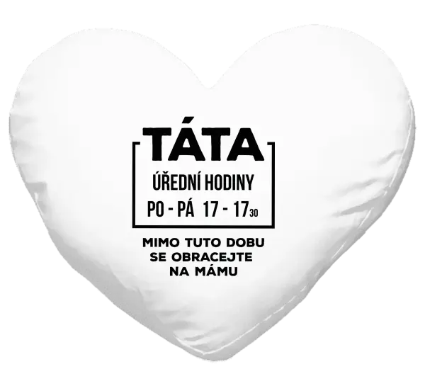 Polštář Táta - úřední hodiny
